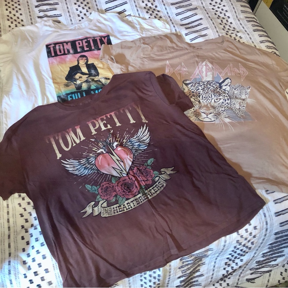 Graphic Band Tee Bundle